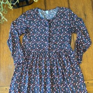 Old Navy Navy Blue Floral Maxi Dress. Size medium.